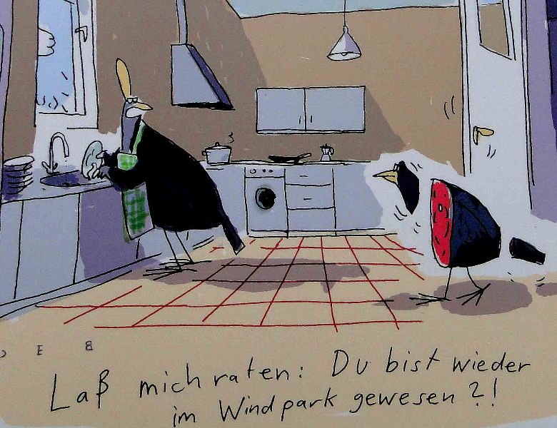 vom Tisch gefegt